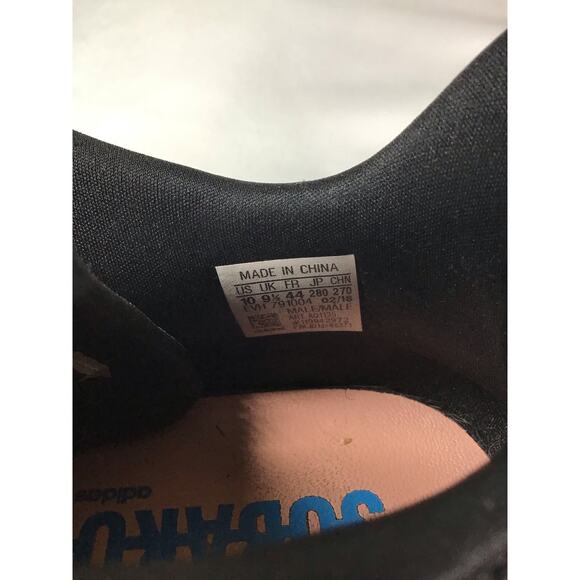 Adidas Boost Core Mens Track Sneakers Sz.10 Black EUC - Picture 9 of 11